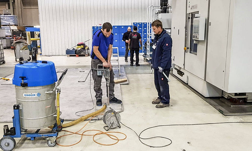 Maschinenhandling | Montage vor Ort